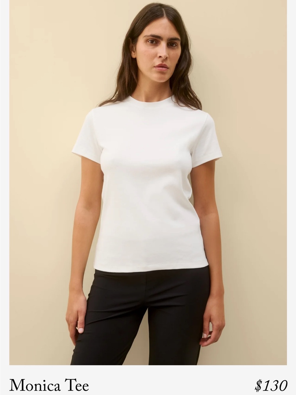 Flore Flore Monica Tee white size small